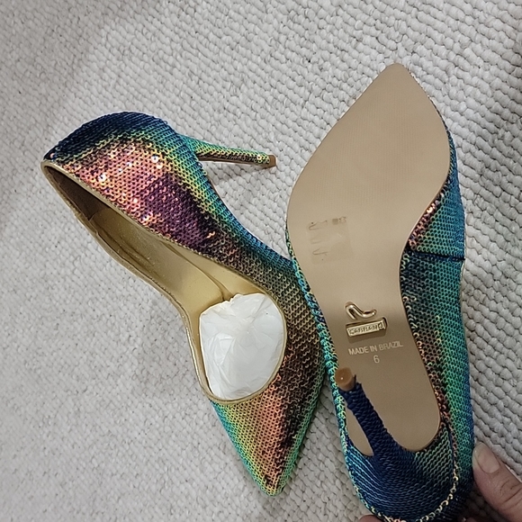Carano Cherri- Dress Pump Sequins Size 6 - Picture 2 of 7